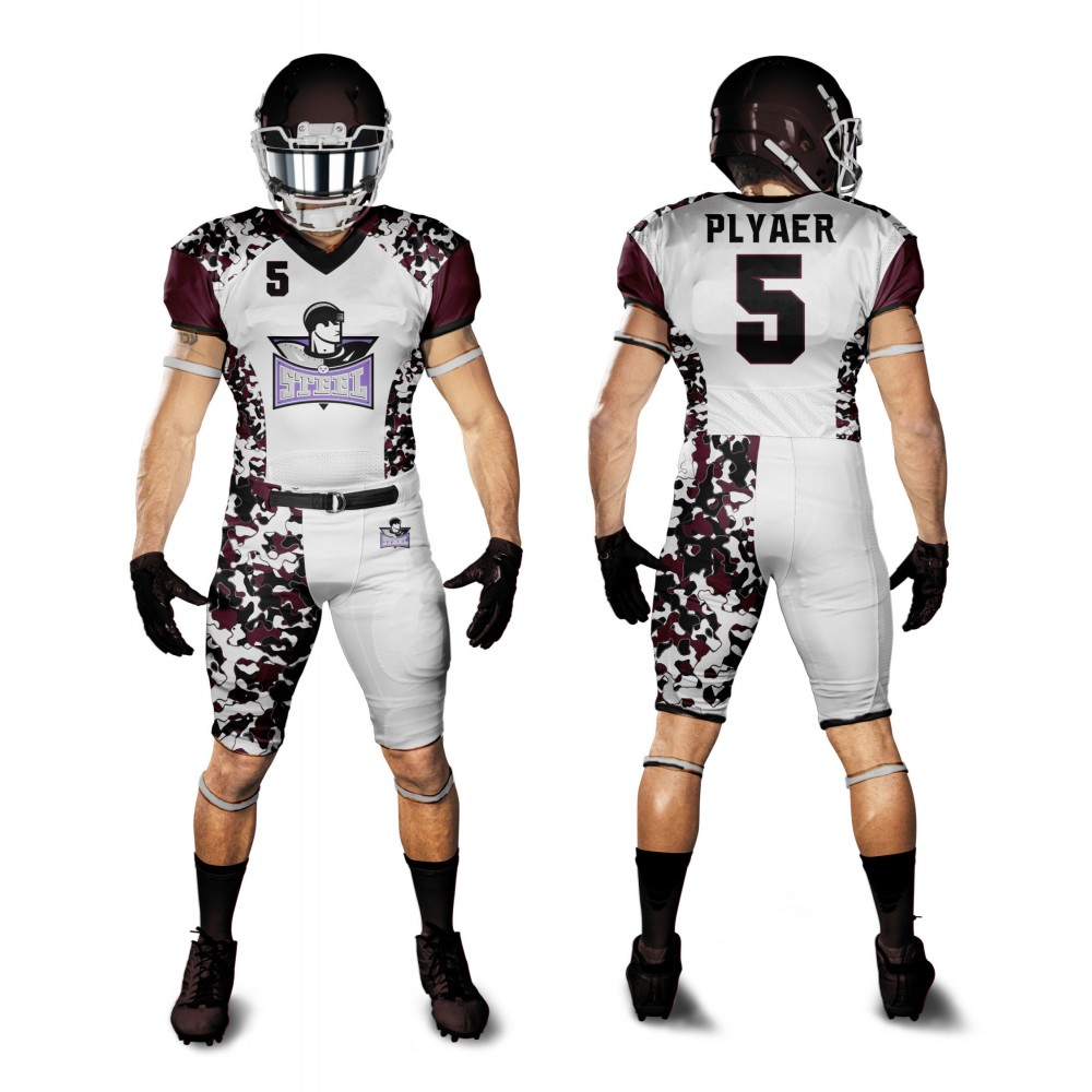 High Quality American Football Uniform For Youth Latest Design American Football Uniform