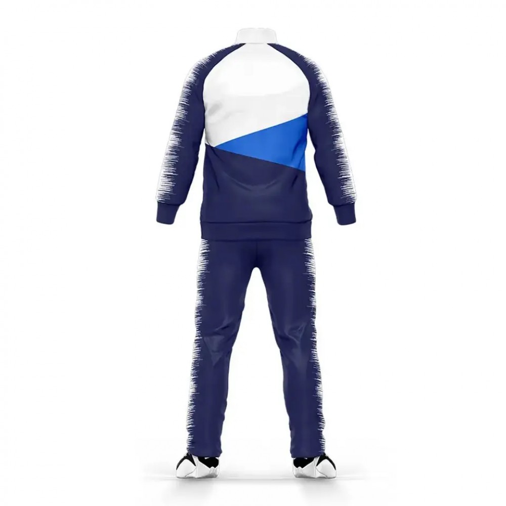 Wholesale OEM Sublimation Tracksuit Zipper Men Jogger Tracksuit Polyester Long Sleeve Tracksuit