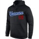 Custom Stitched Black Royal-red Sports Pullover Sweatshirt Hoodie