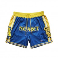 Custom Sports NCA&T Basketball Shorts with Tackle Twill Embroidery