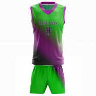 Wholesale Manufacturer Custom Men’s Basketball Jersey and Short Set Outfit 2 Piece Mesh Team Uniform Sport Shirts