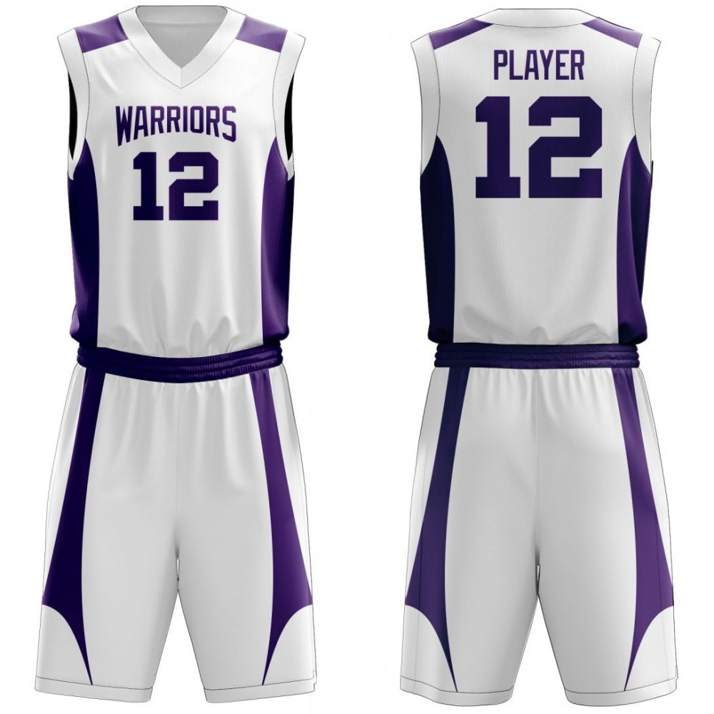 Wholesale Basketball Uniform Sublimated Warriors