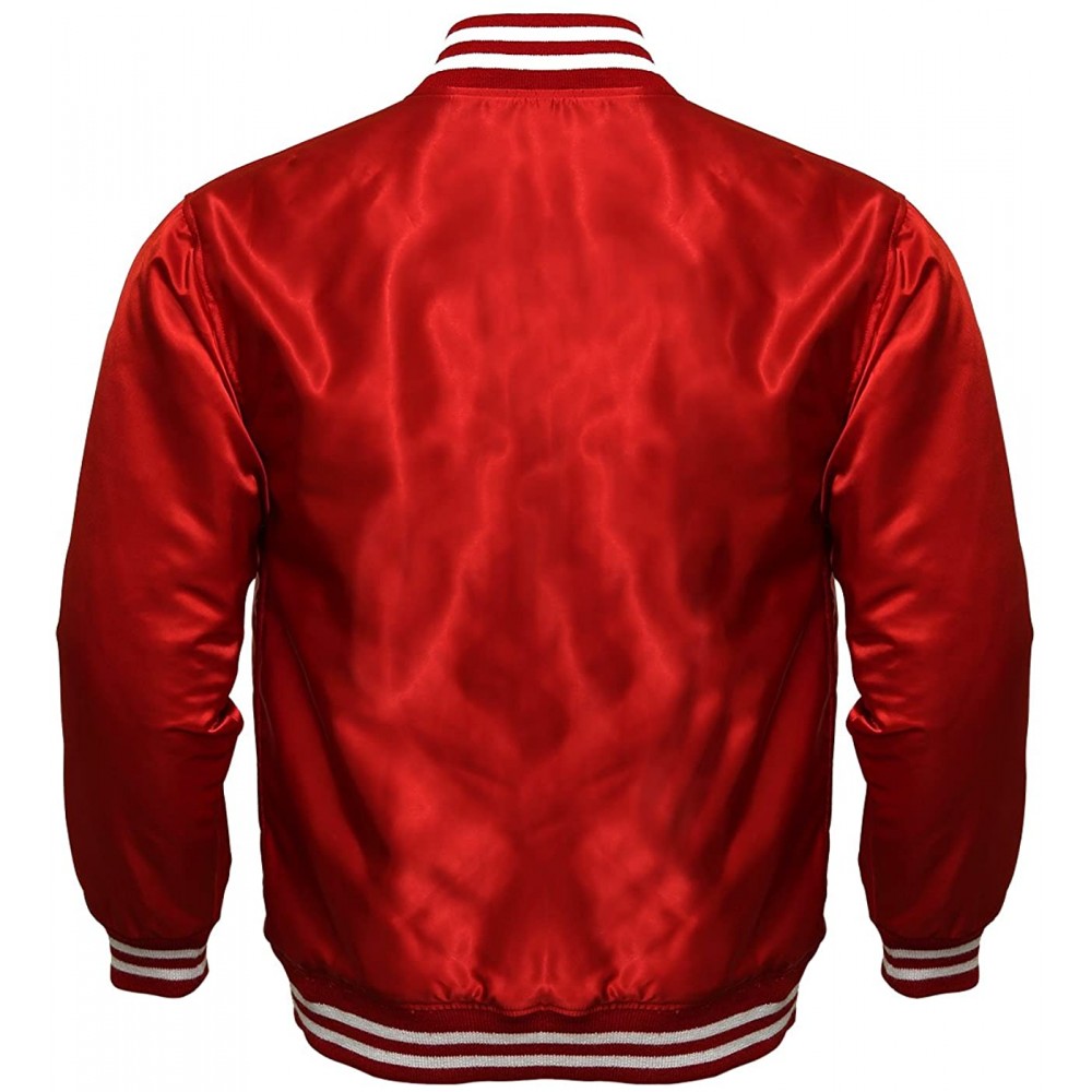 Men’s Lightweight Reversible Satin Jacket Wholesale Varsity Jacket Fit Jacket Premium Quality