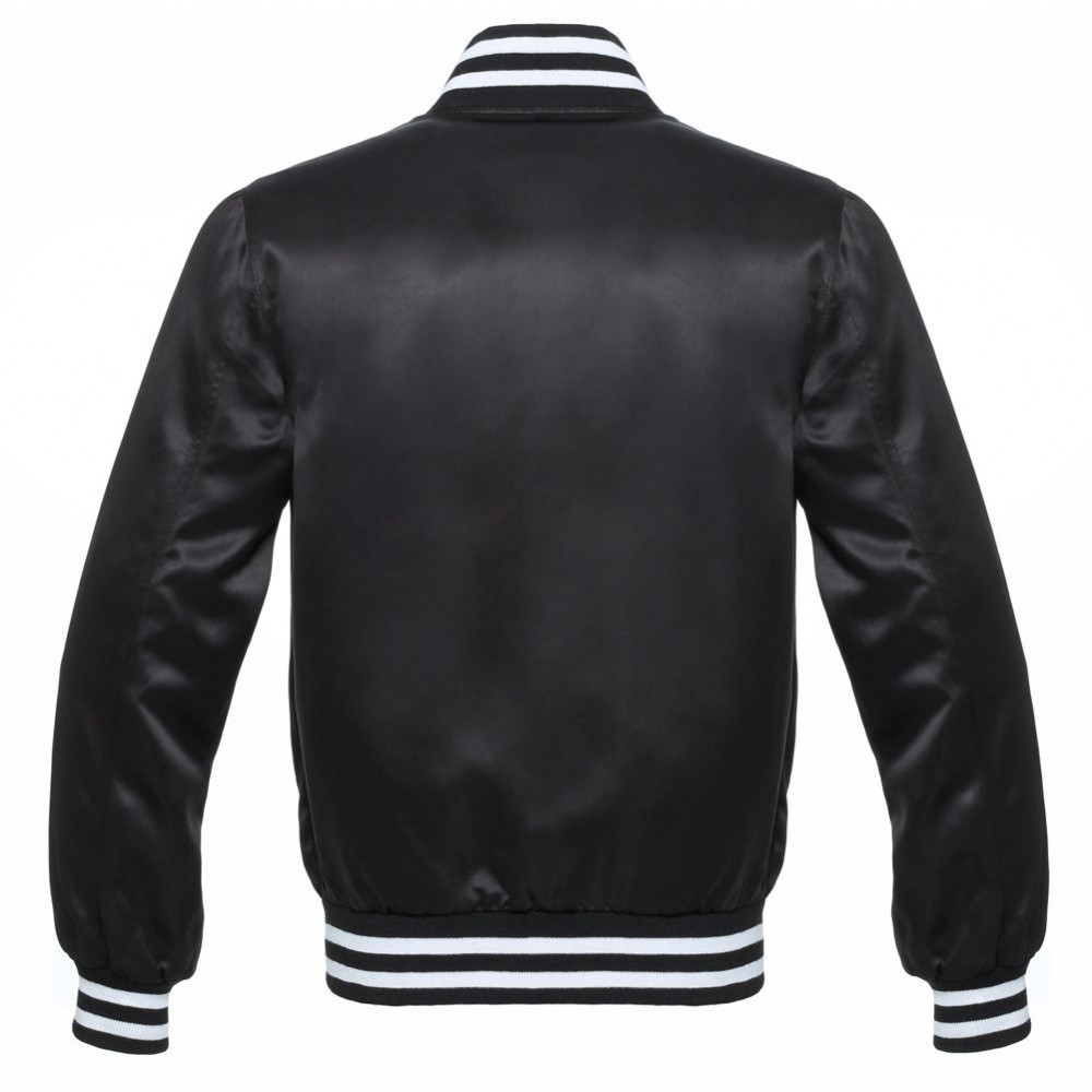 fashion bulk silk satin unisex jacket custom jackets for men