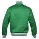 high quality silk satin jacket for men varsity jacket