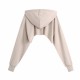 Women’s Crop Hoodies Long Sleeve Drawstring Short Style Fashion hoodies Pullovers