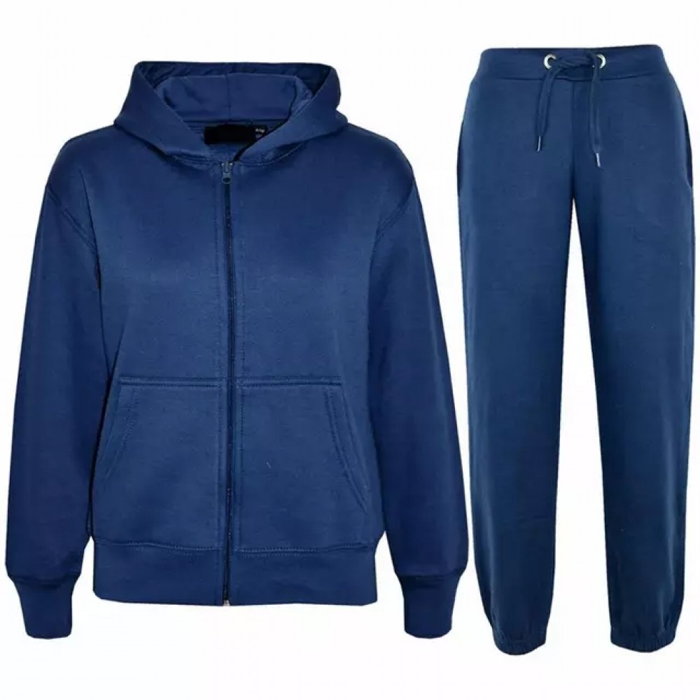 Latest plain Blue Color Sweat suit women’s Gym Sweat suit