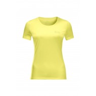 Wholesale Custom 100% Cotton Yellow Women T-Shirt With Custom Logo