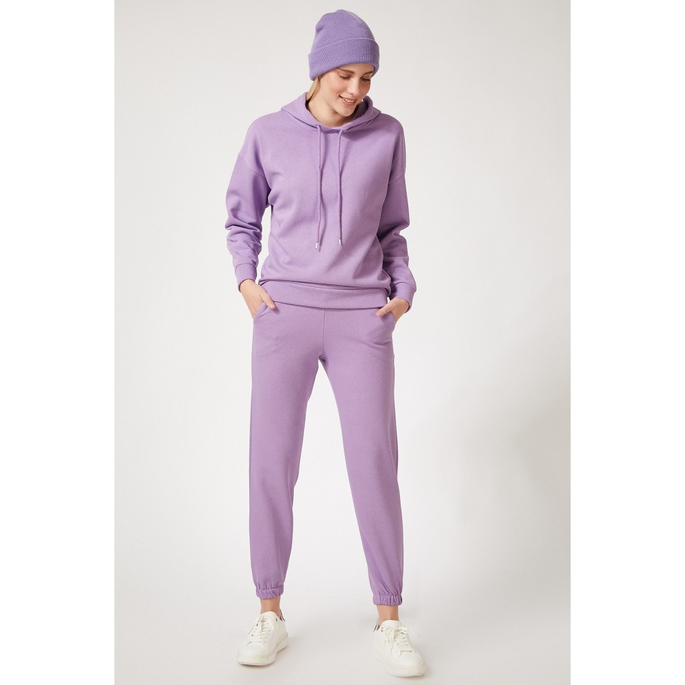 Women’s Lilac Fleece Winter Track Suit