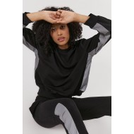 Women’s Black Reflective Knitted Tracksuit