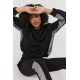 Women’s Black Reflective Knitted Tracksuit