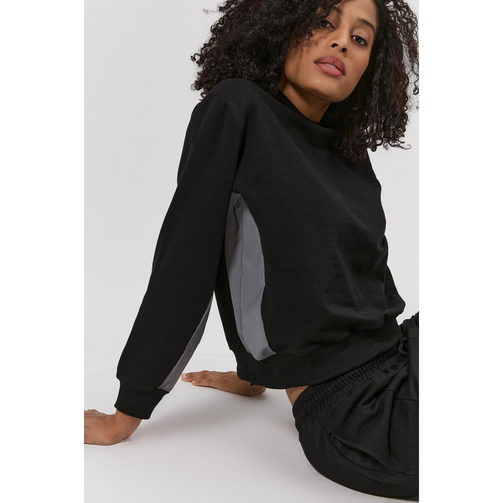 Women’s Black Reflective Knitted Tracksuit