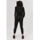 Women’s Black Reflective Knitted Tracksuit