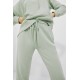 Women Mint Green Elastic Cuffed Basic Jogging Fit Suit