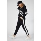 Women’s Black Tracksuit White Stripe Detailed Set