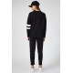 Women’s Black Tracksuit White Stripe Detailed Set